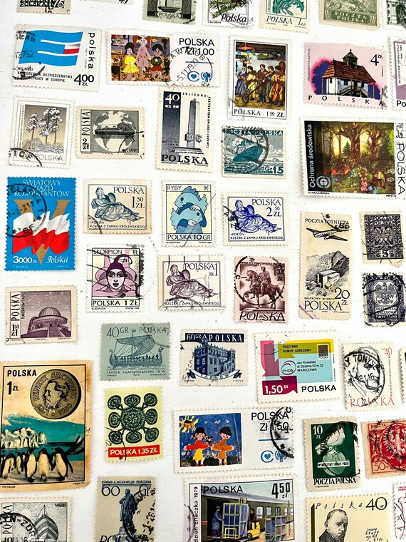 ポーランド　切手　まとめ売り　コレクション ポーランド切手50枚セット ファンパック // ポーランドの使用済み切手