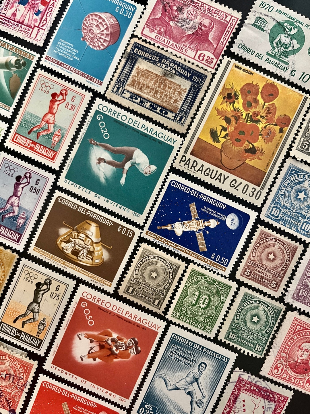 PARAGUAY Stamp Fun Pack: 20 Different Random Used Paraguayan Vintage ...