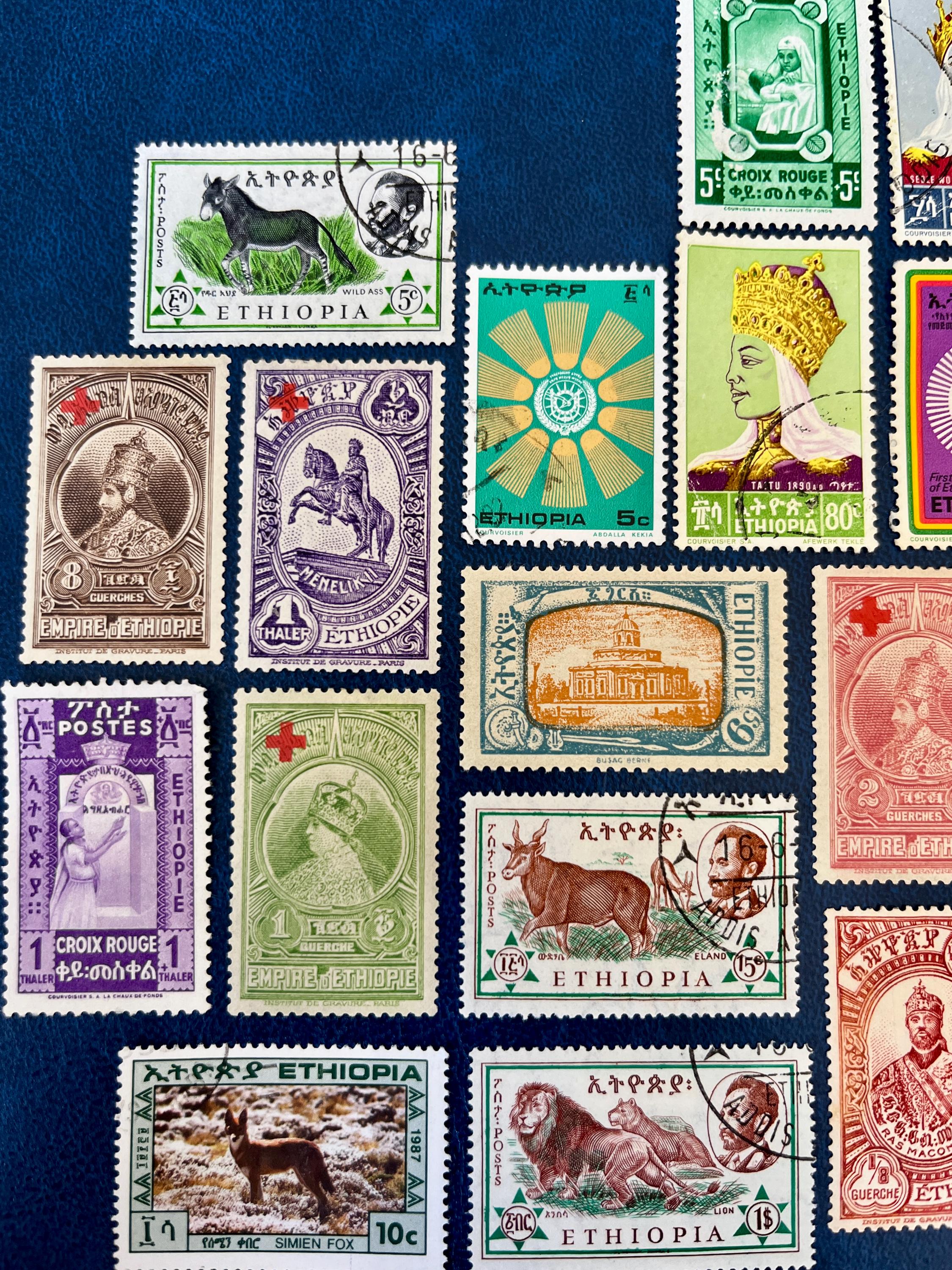 20 Stamp ETHIOPIA Fun Pack // Lot of 20 Different Used Ethiopian Stamps ...