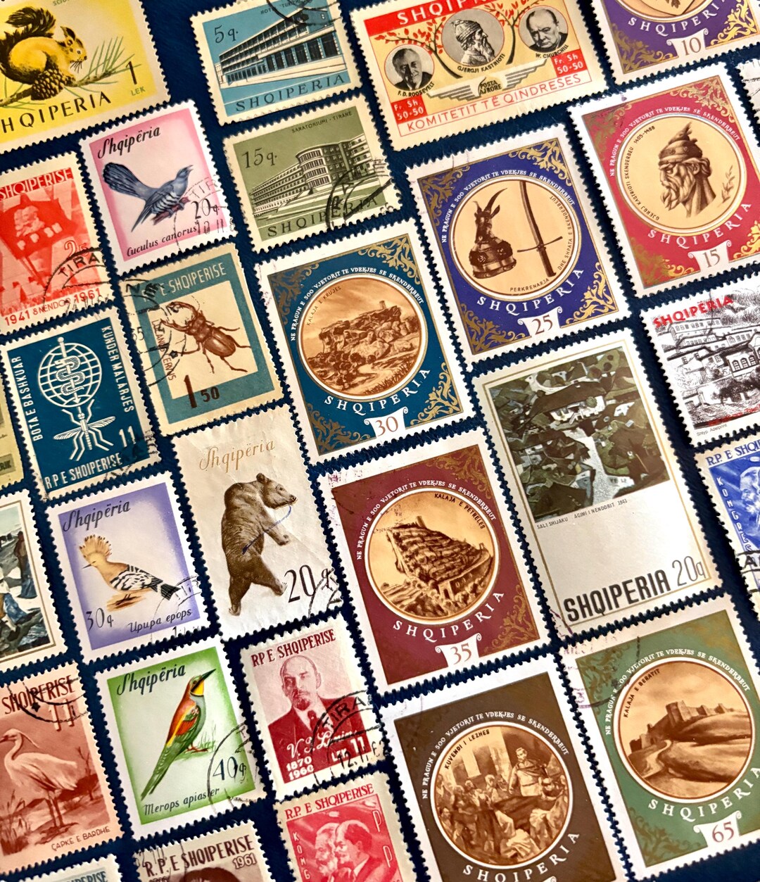 ALBANIA Fun Pack: 20 Different Random Used Albanian Stamps - Etsy