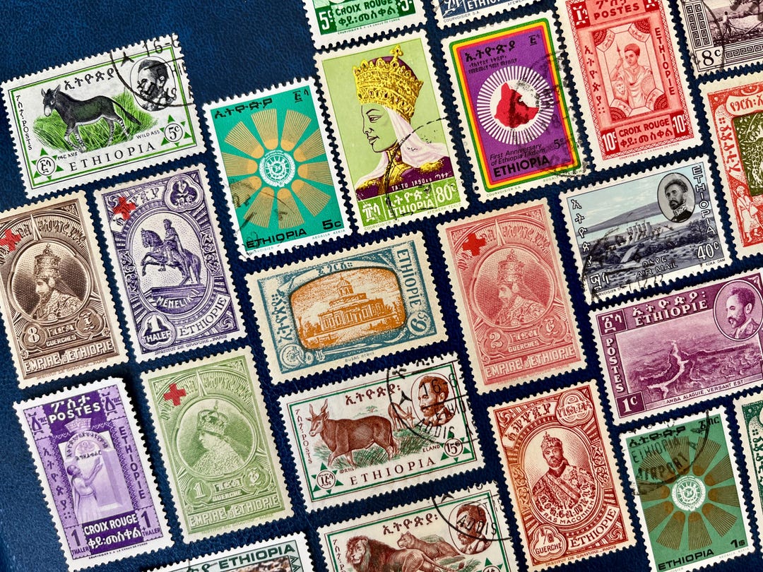 ETHIOPIA Fun Pack: 20 Different Used Random Ethiopian Stamps - Etsy UK
