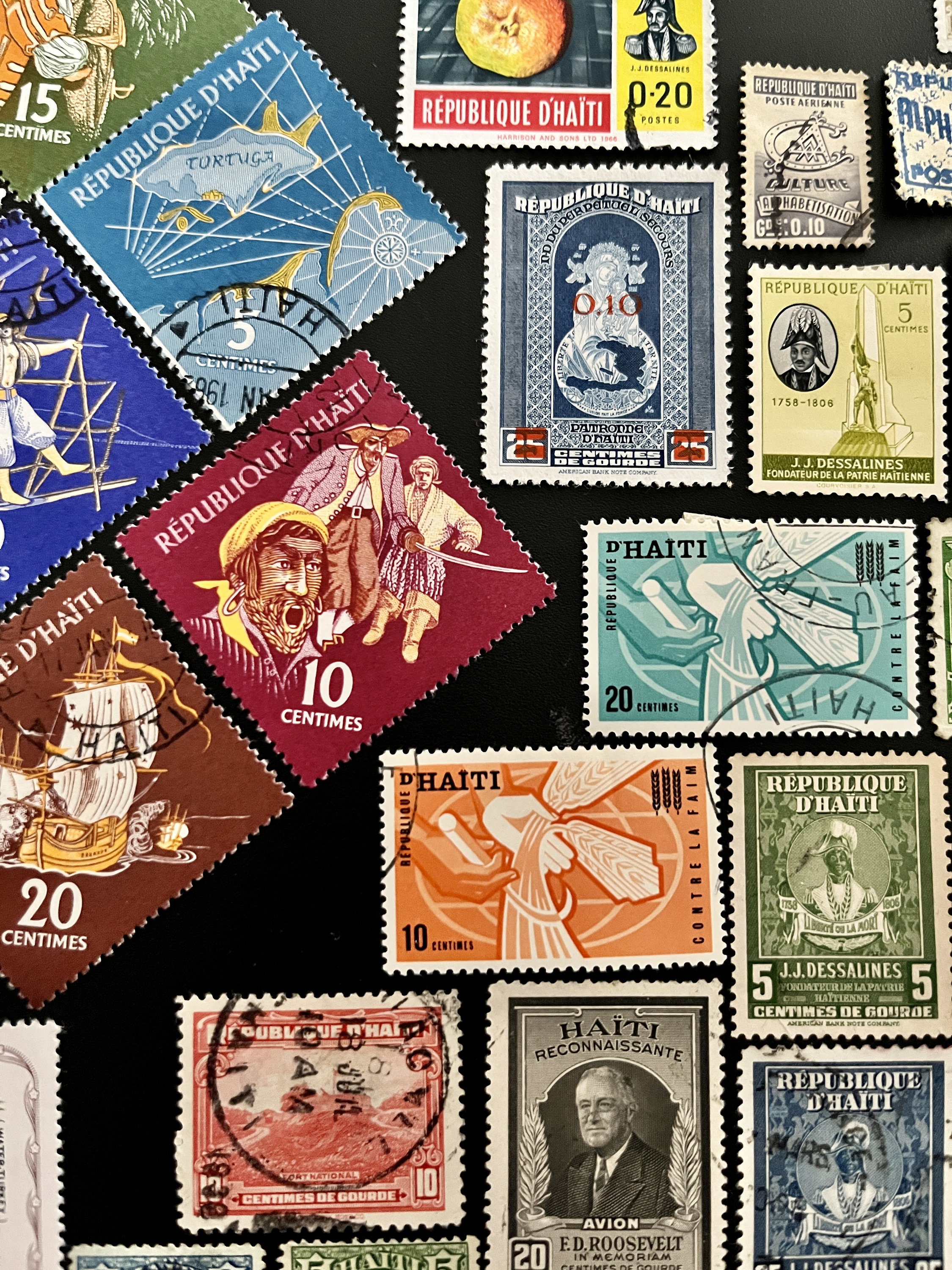 HAITI Fun Pack: 20 Different Used Random Haitian Stamps - Etsy