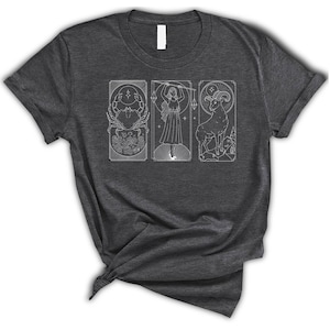 Big Three Astrology Shirt, Sun, Moon and Rising Sign Shirt, Zodiac Shirt, Astrology Gift, Horoscope Gift, Zodiac Gift, Women Astrology Tee