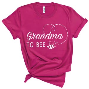 Grandma to Bee Shirt, Grandma Shirt, New Grandma Shirt, Nana to Bee Tee, Mimi to Bee Tee, Pregnancy Announcement T-shirt, Holiday Gift Tee