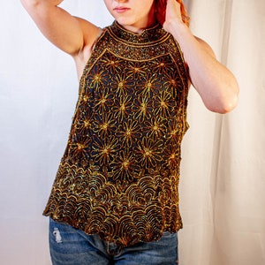 Plus Size Beaded Top Etsy UK