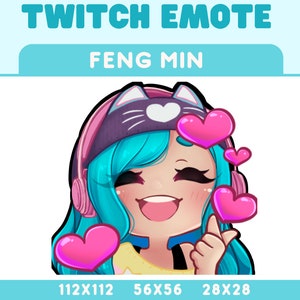 Kawaii Anime DeadByDaylight FengMin Süßes Videospiel - Discord, Twitch