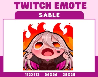 Kawaii Sable Emote – Dead By Daylight Inspired (Digital Download)