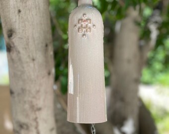 Wind Chime from Upcycled Liquor Bottle