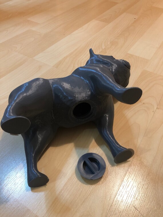 Salvadanaio In Ceramica A Forma Di Bulldog – Simpatico Portamonete Per Camera O Ufficio – 21,5 X 21 X 19,7 Cm