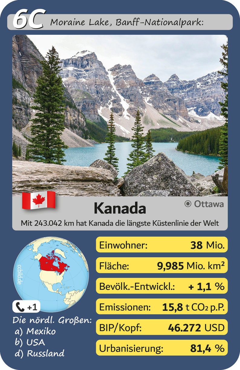 Quartet Set of 5: Mountains, Rivers, Cities, Faraway Nations, European Nations Trump Quartet cards Kids & Family Wendel's Kartenspiele image 9