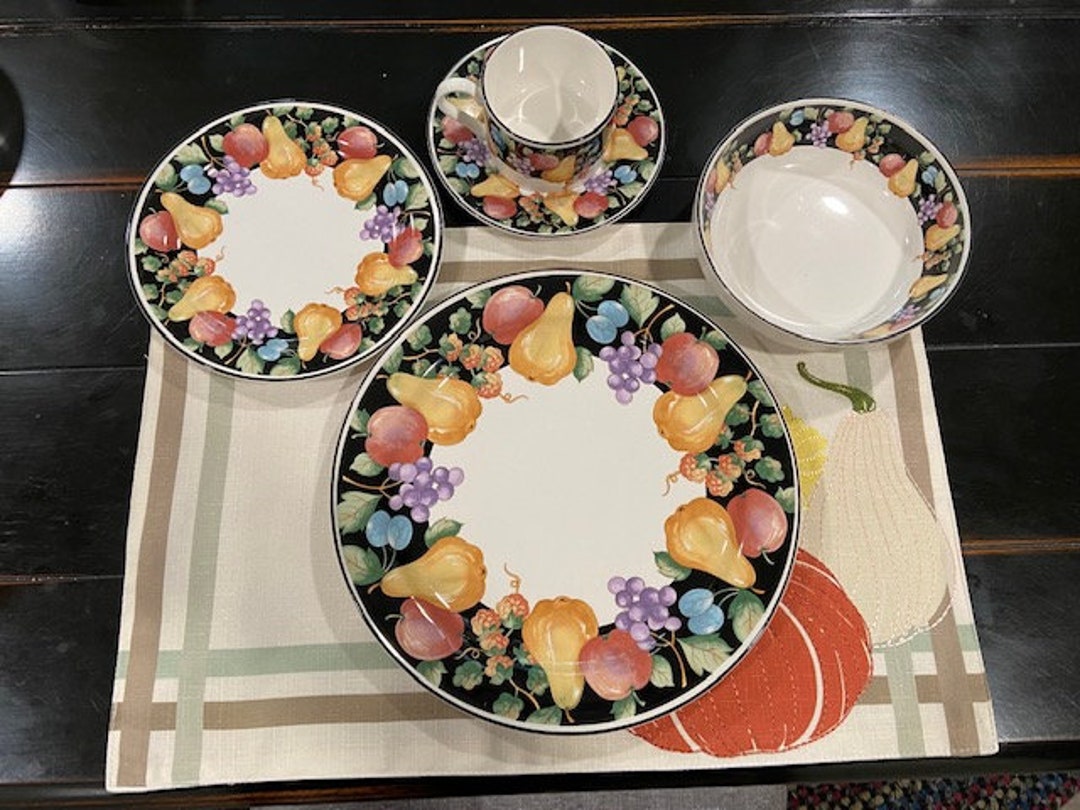 Sango China Fanciful Fruit 90 Pattern 3968 Etsy