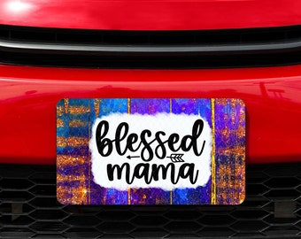 Sublimation License plate, Blessed mama