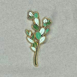 Eucalyptus Enamel Pin | Plant Enamel Pin | Botanical Pin | Aesthetic Enamel Pin