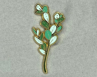 Eucalyptus Enamel Pin | Plant Enamel Pin | Botanical Pin | Aesthetic Enamel Pin