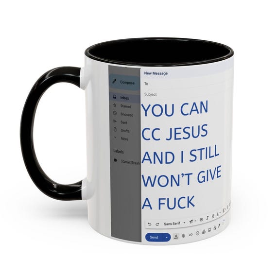 You Can CC Jesus Mug, Accounting Mug, Funny Mugs, Gifts For Coworkers, HR Mug, HR Gifts, Human Resources, hr Funny, Hr Mugs, Coworker Gift