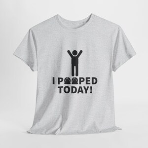 Ik heb vandaag gepoept, ongepast T-shirt, kak-T-shirt, grappige cadeaus, kakshirt, propcadeau, sarcastische cadeaus, ochtendkoffie, kakgrap, sarcastisch