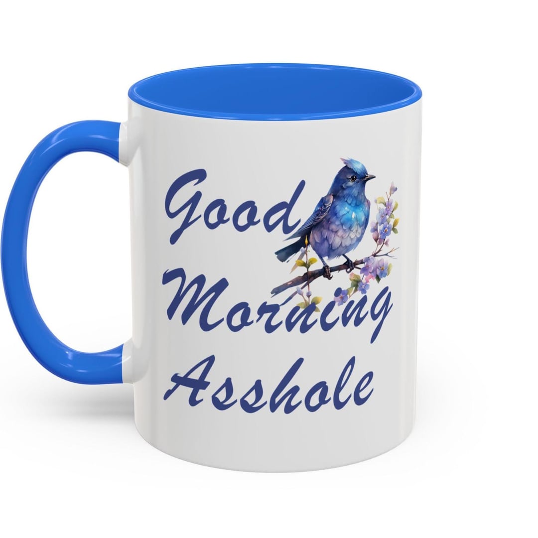 Good Morning Inappropriate Sarcastic Mug, Good Morning Asshole, Rude Gifts, Cuss Word, Funny ...