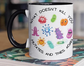 Science Mugs, Immunology, Epidemiology, Science, Funny Mugs, Infectious Disease, Environmental Science, Microbiology, Scientist, Mug,Microbe