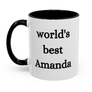 World&#39;s Best (Name), Funny Mugs, Personalized Gift, Egoist Friend, Gift for Coworker, Gag Gift, Funny Coffee Cup, Silly Gift, Gift for Her