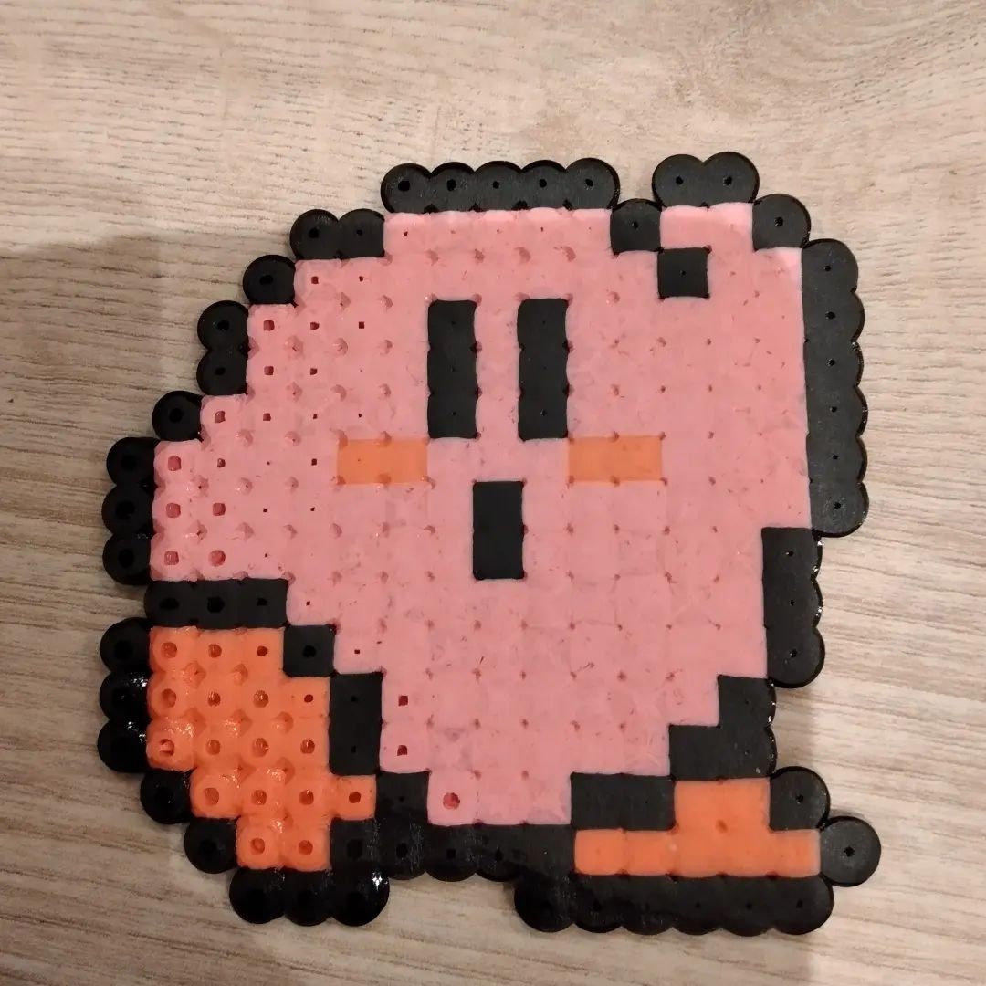 Kirby Pixel Art/Perler Beads/ Bügelperlen Etsy.de