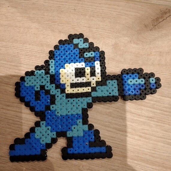 Blizzard Wolfang Perler Bead art I made! : r/Megaman