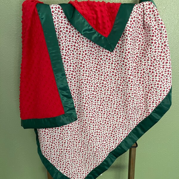 Cupcake Cherry Pattern Print Hooded Blanket