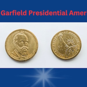 2011 P James Garfield Presidential 1 Dollar Coin | American Dollar | Philadelphia Mint |