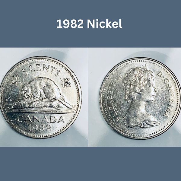 1982 Nickel Coin Etsy 1982-nickel-coin-etsy