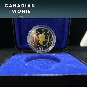1996 Piedfort Toonie PROOF | Nicht für den Umlauf bestimmt | Neue Münze | Royal Kanadische Minze | Zwei Dollar Münze | Münzsammlung