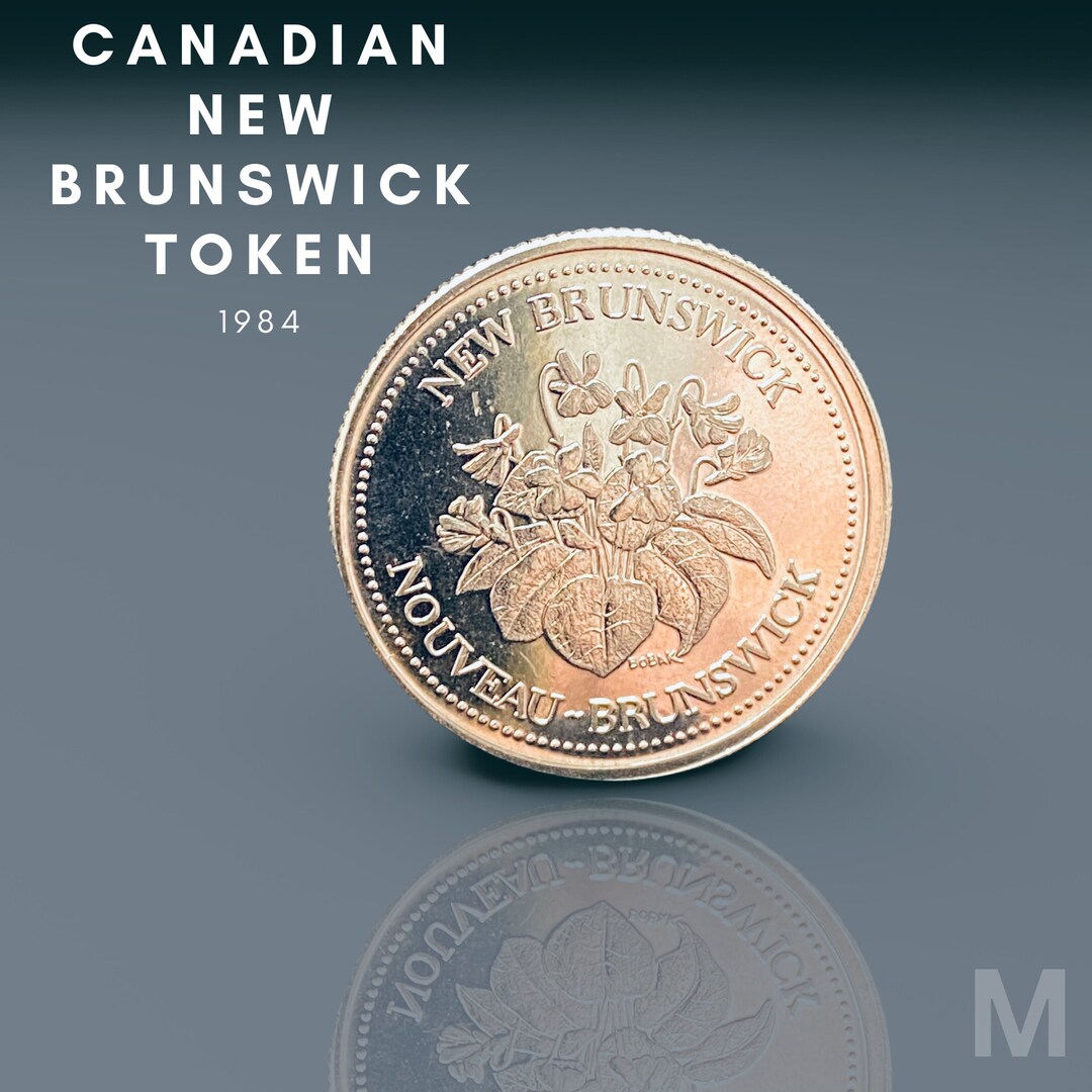1984 New Brunswick Token Coin Coin Collection Canadian Coins Gift for ...