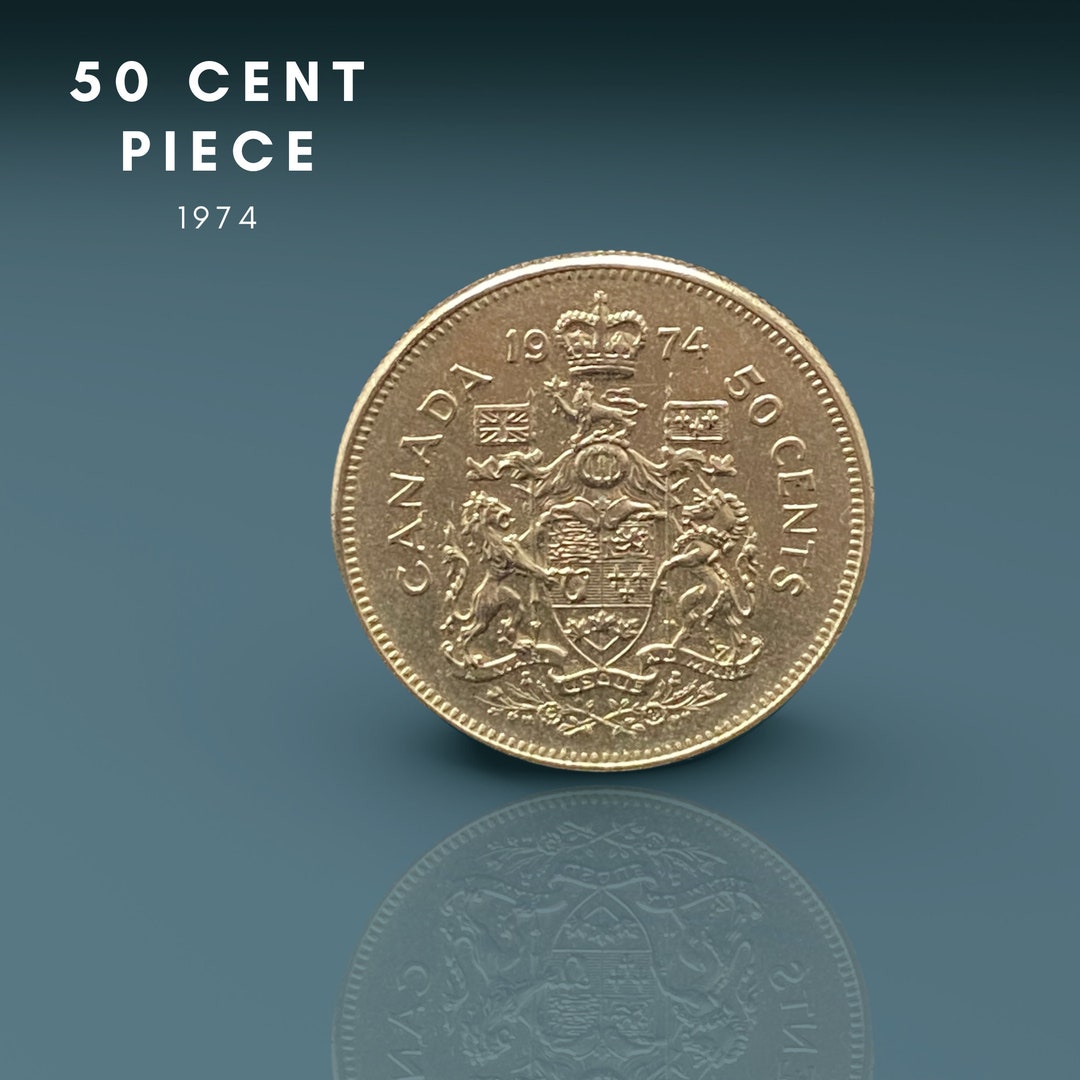1974 50 Cent Piece | Queen Elizabeth II | Coin Collection | Canadian ...
