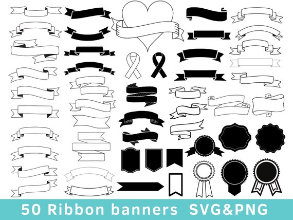 Ribbon Banner Svg Bundle Banner Svg Ribbon Svg Label Svg - Etsy Canada