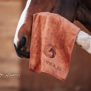 Microfiber towel &quot;PAMINO&quot; | Horse care | Horse | Gift for rider, horse girl, horse, pony, riding, stable | Care cloth | Equimour |