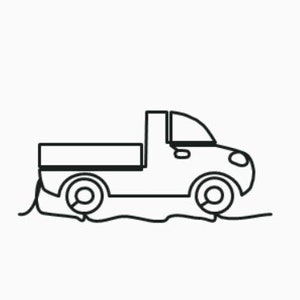 Truck, Longarm Digital Quilting Designs Pattern E2E E525