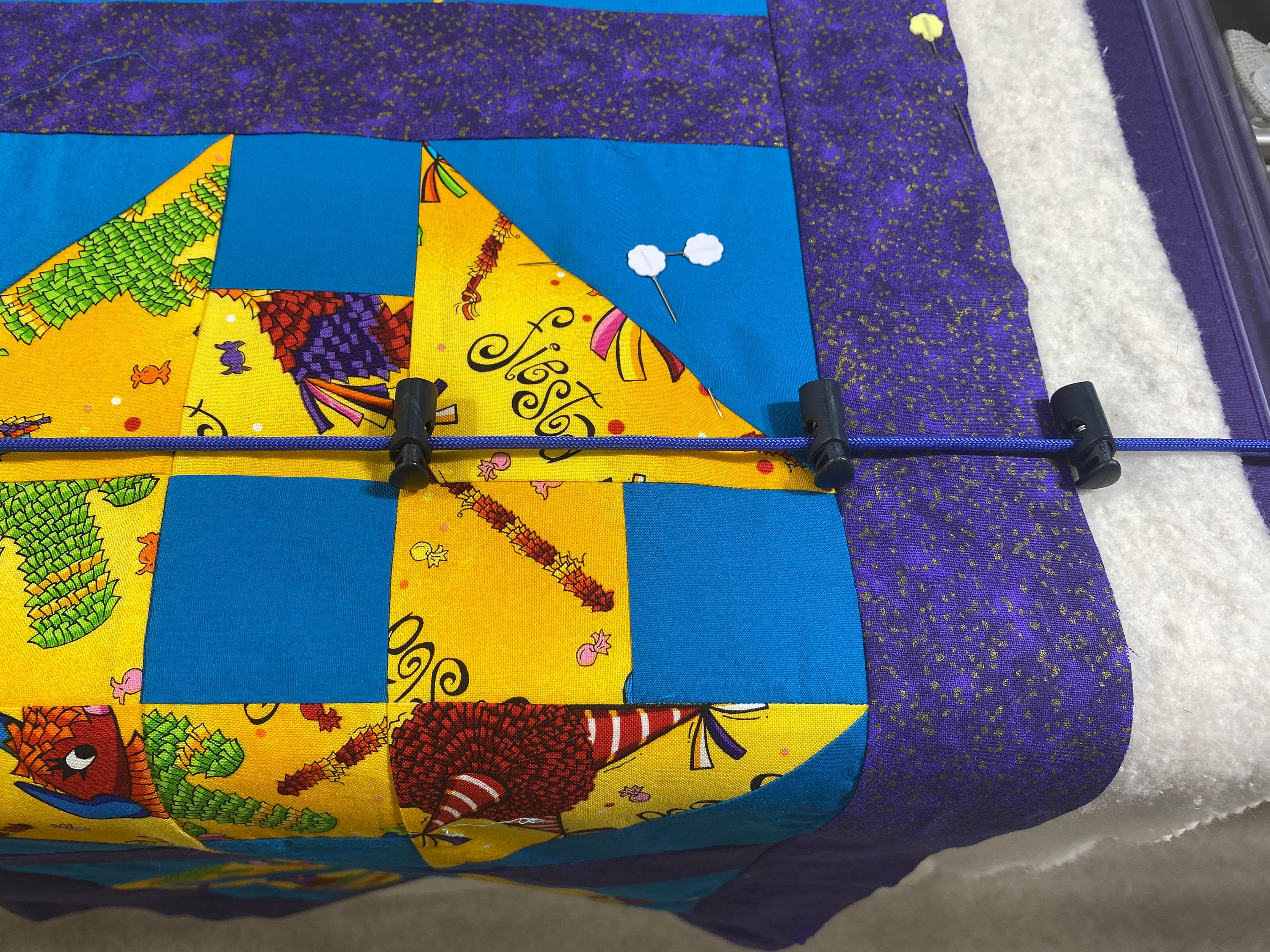 Quiltalign Pro, Longarm Quilt Accessories, Helps Keeps Quilt Top