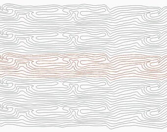 Woodgrain, Is a Longarm Digital Computer Quilt Designs Pattern E2E E581