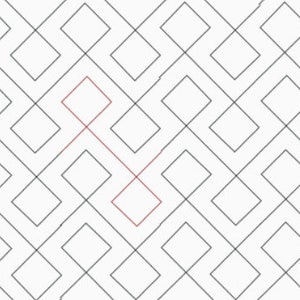 Diamond Chain, Longarm Digital Quilting Designs Pattern E2E E450
