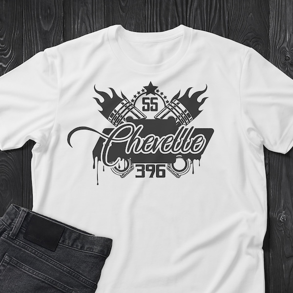 Chevelle Svg T-shirt, Muscle Car Tshirt, Svg file for Circut, Car Lovers, Instant Download