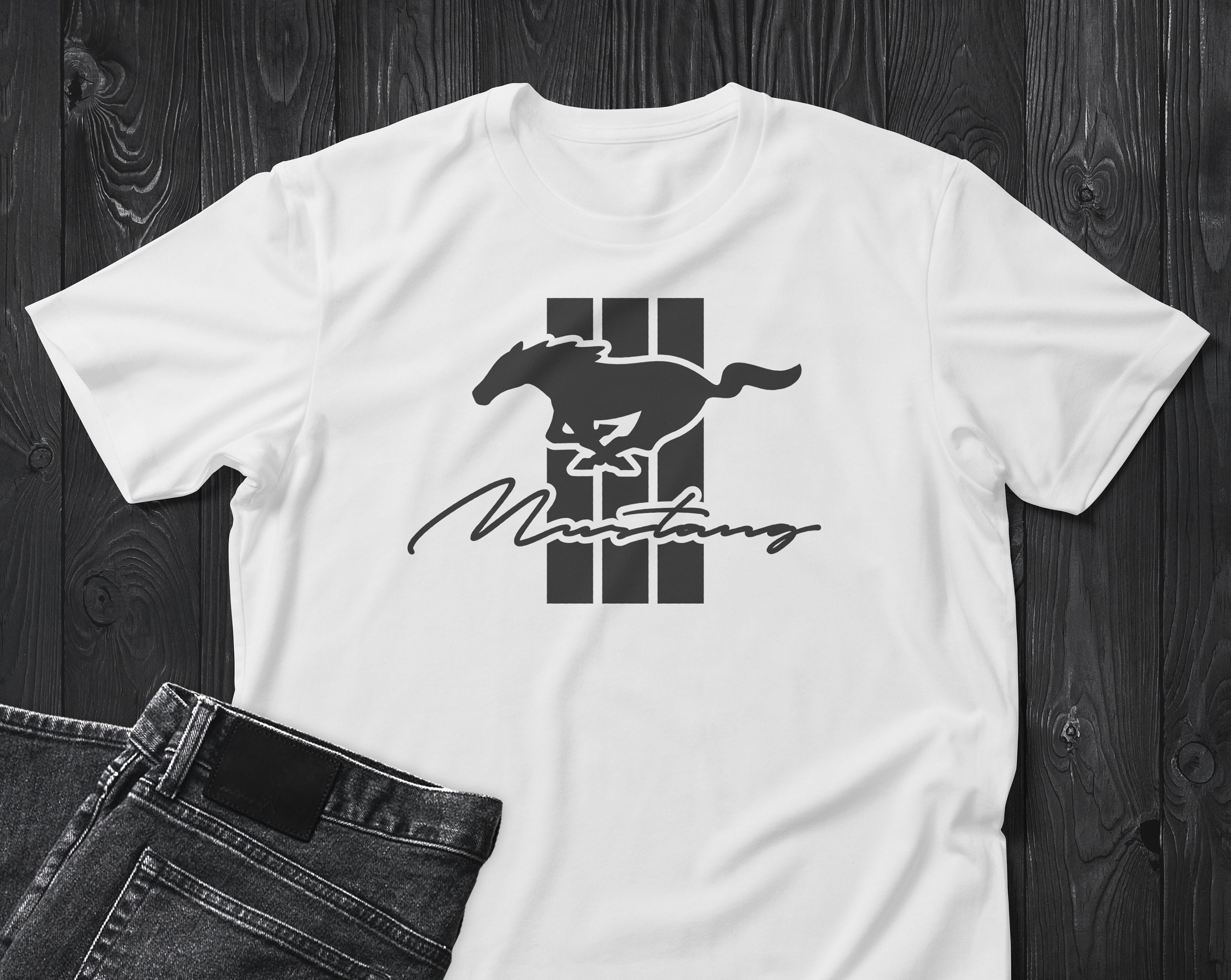 Mustang T Shirt - Etsy