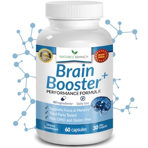 Brain Booster+ Supplement - 60 Capsules