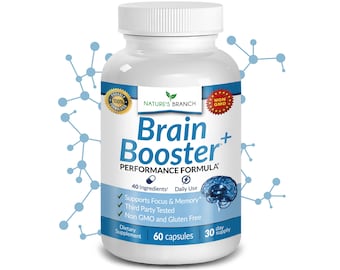 Brain Booster+ Supplement - 60 Capsules