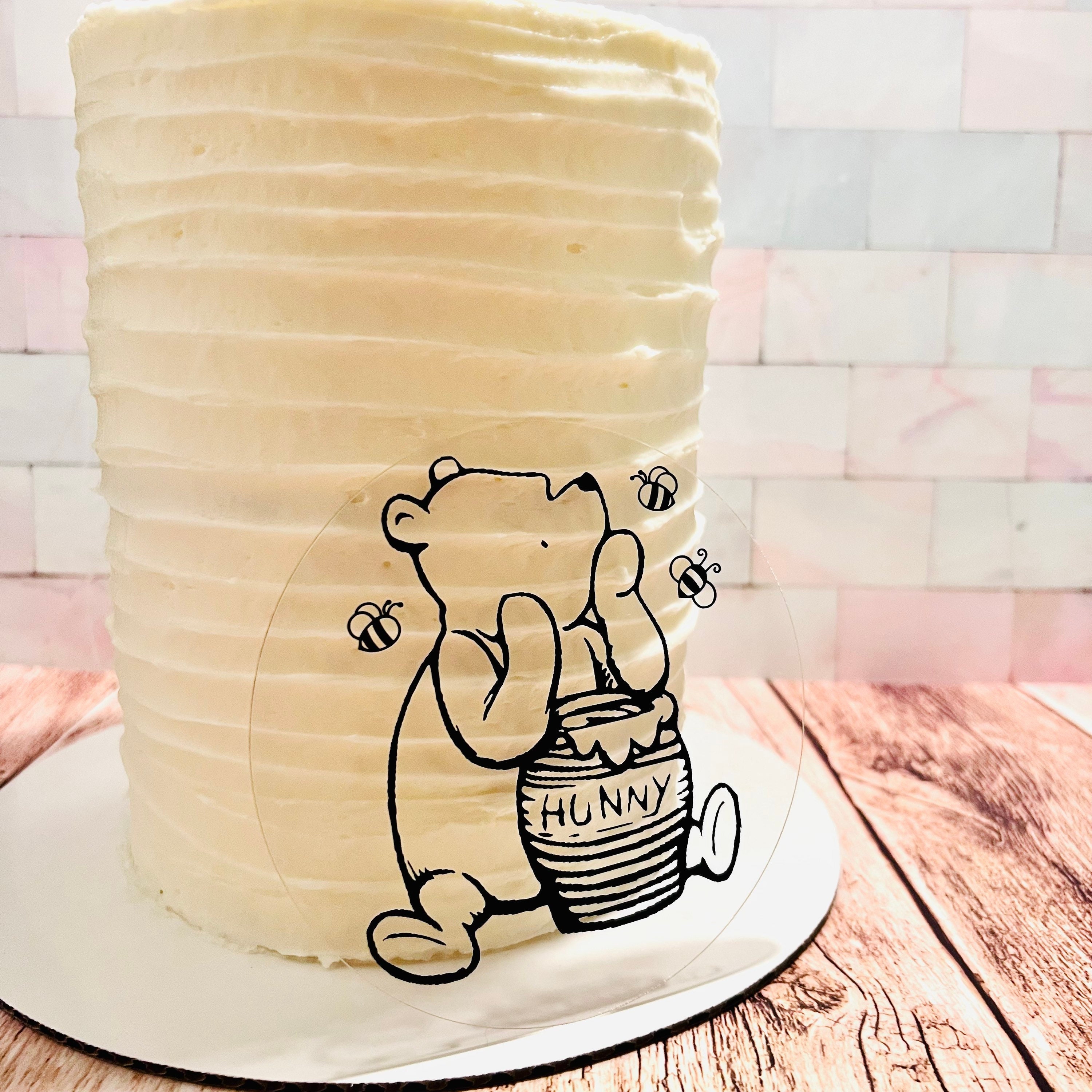 Winnie the Pooh Birthday Cake Topper/cake Smash/photo Prop/birthday Cake 