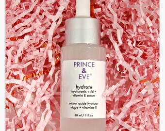 HYDRATE - Natural Hyaluronic Acid Facial Serum - Hydrating Skin Serum with Vitamin E, Anti Wrinkle Serum by PRINCE & EVE