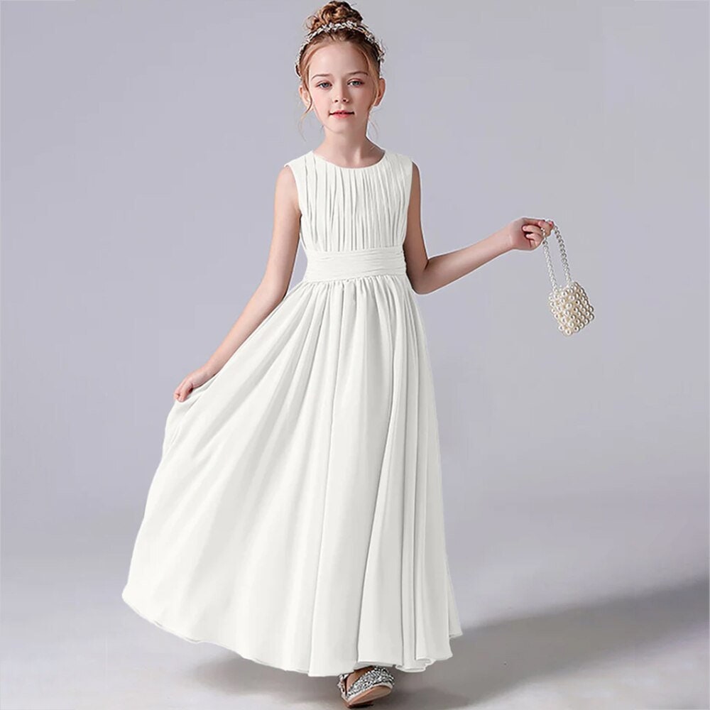 Holy Communion Dress, White Communion Dress, Flower Girl Dress, White ...