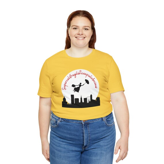 Supercalifragilisticexpialidocious Mary Poppins Unisex Jersey