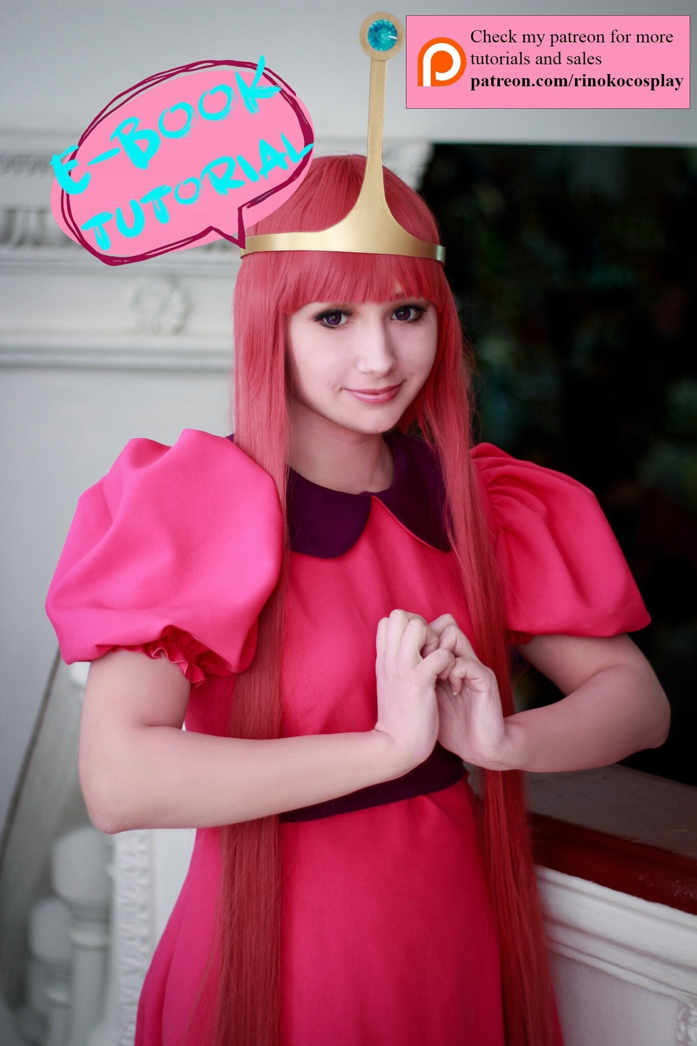 Princess Bubblegum Crown Tutorial and Pattern - Etsy Hong Kong