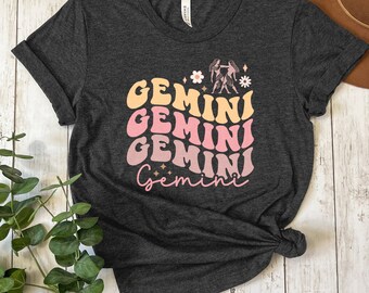 Regalo de cumpleaños de Géminis / Camisa del Zodíaco de Géminis / Camiseta de Géminis / Camiseta unisex de Géminis