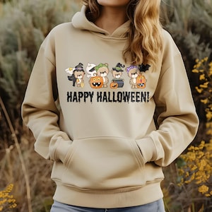 Halloween Hoodie, Süßes oder Saures Hoodie, Halloween Sweatshirt, gruseliger Hoodie, niedlicher Halloween Bären Hoodie, Halloween Geschenk, Herbst Sweatshirt