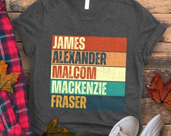 Outlander Shirt | Jamie Fraser T-Shirt | Outlander Geschenke | Sassenach Tee | JAMMF