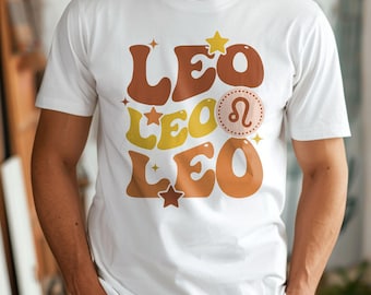 Leo Birthday Gift, Big Leo Energy Shirt, Leo Zodiac Shirt, Leo Tee, Leo Gift, Leo Shirt, Leo Unisex T-Shirt